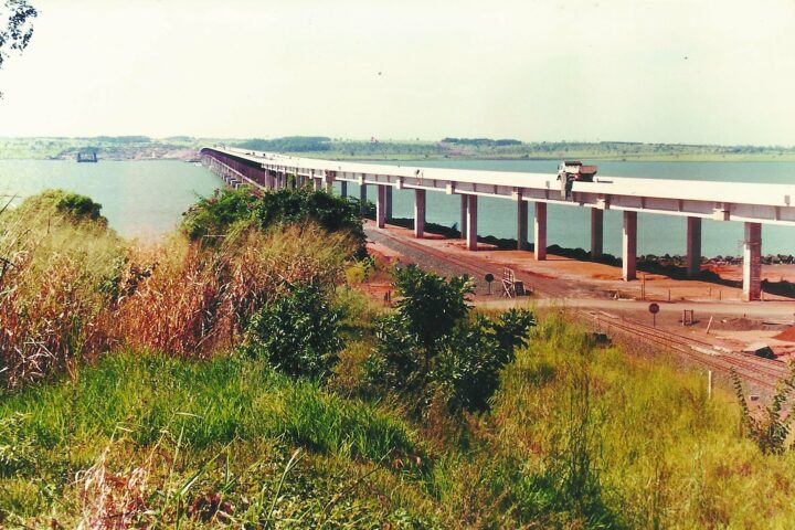 Ponte Rodoferroviária Rollemberg-Vuolo em 1998/ Foto: Arquivo Costa Leste News