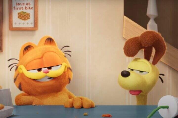 Filme Garfield: Fora de Casa é uma das estreias desta semana no Cinema Santa Fé do Sul/ Foto: Reprodução Internet